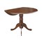 International Concepts Round 42 in Round Dual Drop Leaf Pedestal Table, Espresso, 42 in W, 42 in L, 29.5 in H, Wood T581-42DP - alternate 7